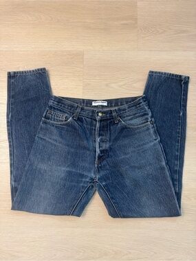 American Apparel Made in USA Straight Leg Jeans Size 31 100% Cotton